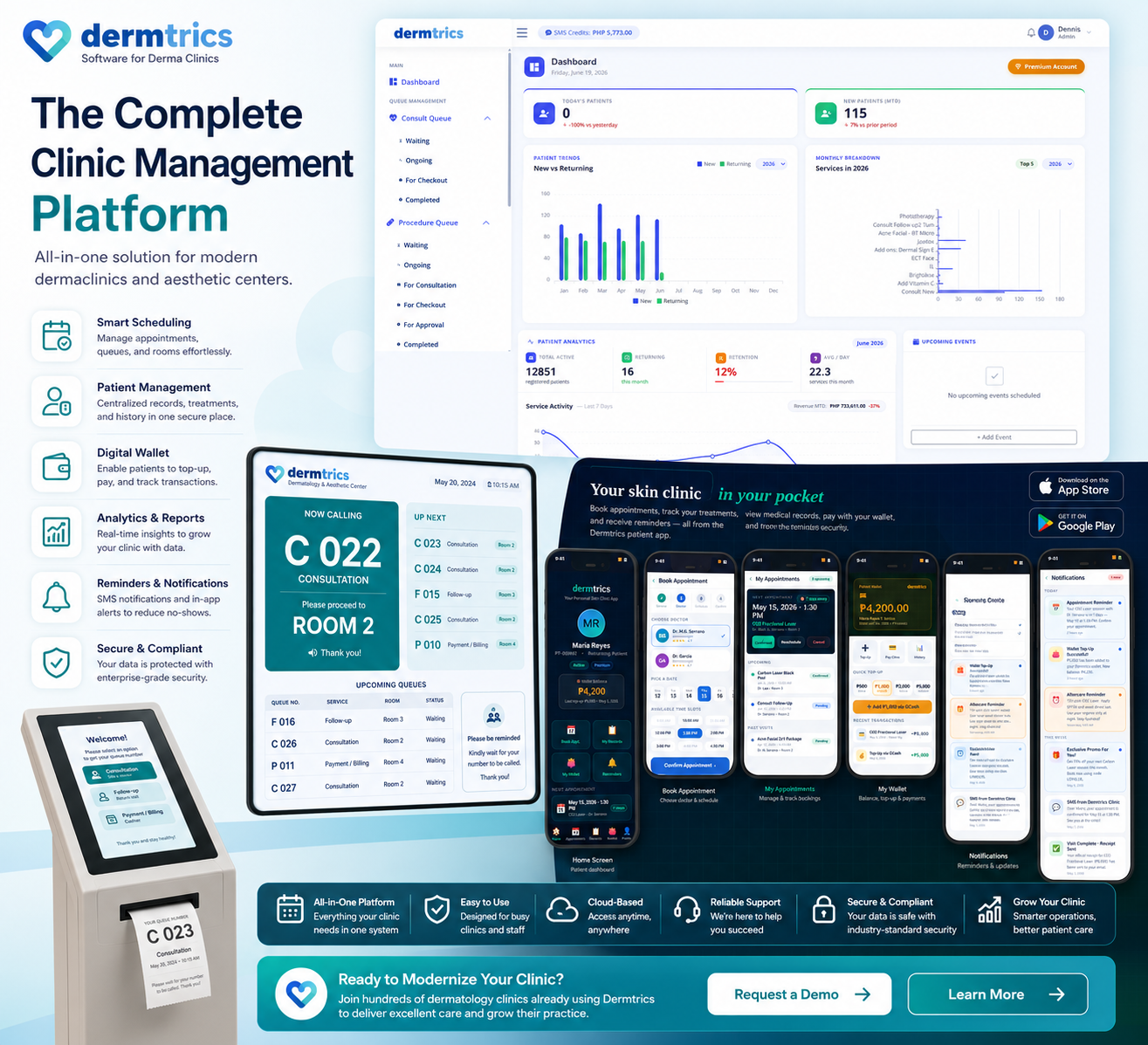 Dermtrics Dashboard